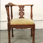 Пара антикварных кабинетных кресел 1840-х гг. 