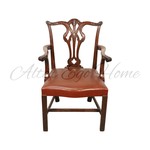 Антикварное кресло в стиле Чиппендейл 1890-х гг. 