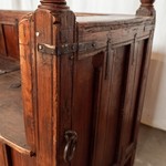 Антикварная скамья из тика в колониальном стиле 1850-х гг. 