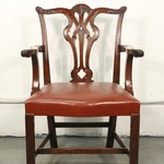 Антикварное кресло в стиле Чиппендейл 1890-х гг. 