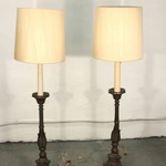 Пара антикварных напольных ламп 1890-х гг. 