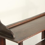 Антикварный навесной шкафчик с зеркальным полотном 1900-х гг. 