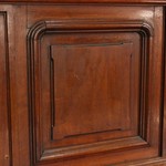 Антикварный сервант с зеркальным полотном и мраморной столешницей 1870-х гг. 