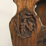 Антикварная газетница с резным бортиком 1910-х гг. 