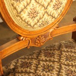 Комплект из 4-х антикварных стульев со спинками щитками 1860-х гг. 