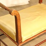 Антикварный табурет в стиле неогрек 1890-х гг. 