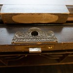 Антикварный письменный стол-бюро 