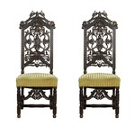 Комплект из двух антикварных стульев XIX века