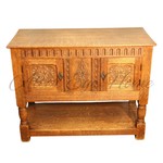 Антикварный дубовый сундук 1920-х гг. 