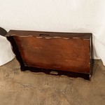 Антикварный поднос с фигурными бортиками 1910-х гг. 