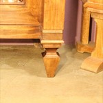 Антикварный книжный шкаф красного дерева 1800-х гг. 