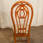 Комплект антикварных стульев светлого ореха 1950-х гг. 