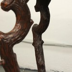 Антикварный чайный столик со съемным подносом 1840-х гг.