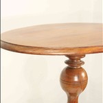 Антикварный чайный столик с круглой столешницей 1850-х гг. 