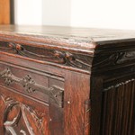 Антикварный поставец в неоготическом стиле 1910-х гг. 