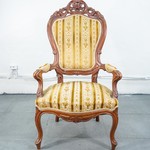 Кресло с резным навершием 1860-х гг.