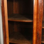 Антикварный книжный шкаф с наборным фасадом дверец 1860-х гг. 