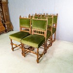 Комплект антикварных стульев в стиле неоренессанс 1860-х гг.