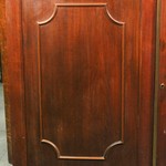 Антикварный книжный шкаф с разомкнутым фронтоном 1870-х гг. 