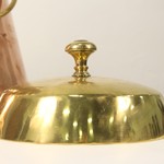 Антикварное декоративное ведро из комбинированного металла 1850-х гг. 