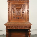 Антикварный французский дубовый шкаф 1860-х гг. 