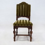 Комплект антикварных мягких стульев из дубового массива 1860-х гг.
