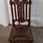 Комплект из 6-ти антикварных стульев с резными спинками 1850-х гг. 