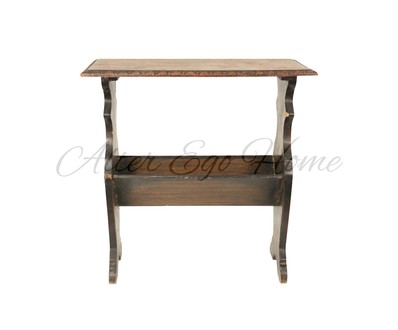 Антикварная газетница с резным бортиком 1910-х гг. 