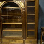 Антикварный книжный шкаф в стиле ампир 1870-х гг.