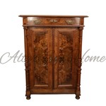 Антикварный полушкаф в стиле бидермейер 1860-х гг. 