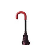 Красный женский зонт-трость