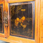 Антикварный шкафчик тикового дерева 1890-х гг.