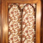 Антикварный книжный шкаф красного дерева 1800-х гг. 