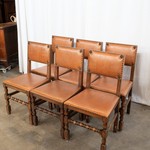 Комплект из шести антикварных стульев в стиле необарокко 1920-х гг. 