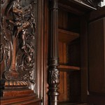 Антикварный буфет с резным убранством 1860-х гг. 