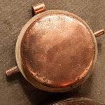 Антикварный бидон из меди 1850-х гг. 