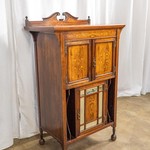 Антикварный полушкаф с отделкой палисандром 1860-х гг. 
