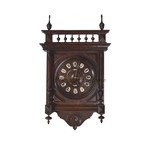 Антикварные часы из ореха производства Франции 19 века