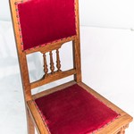 Комплект антикварных стульев из светлого дуба