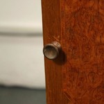 Антикварная прикроватная тумба с мраморной столешницей 1870-х гг. 