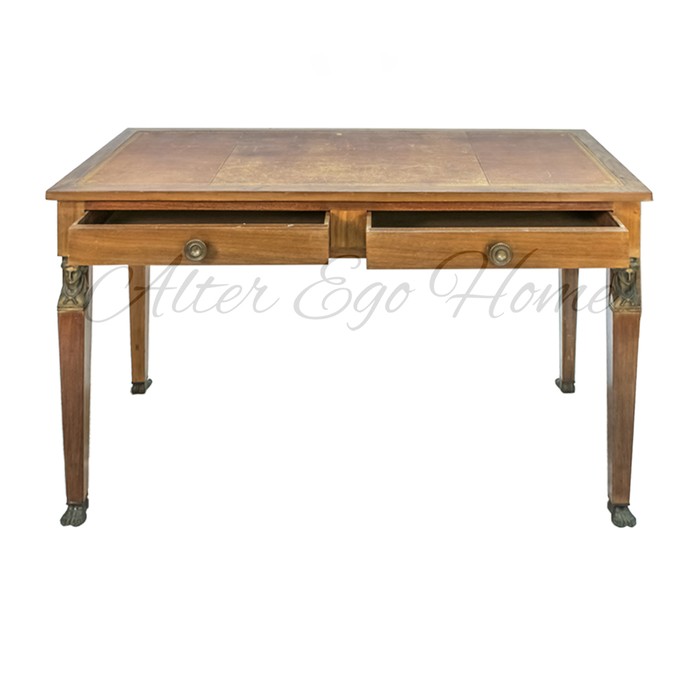 Старинный письменный стол из махагони
