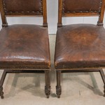 сиденье старинных стульев