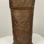 Антикварная подставка для зонтов из меди 1910-х гг. 