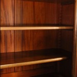 Антикварный одночастный буфет с резным навершием 1870-х гг. 