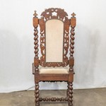 Комплект из 4-х антикварных дубовых стульев 1860-х гг. 
