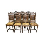 Старинный комплект стульев в бретонском стиле