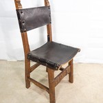 Винтажные испанские стулья из ореха 1940-х гг.