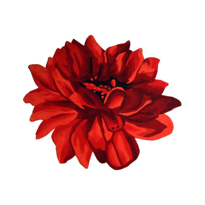 Ковер "Lotus" красный