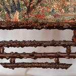 Антикварный каминный экран в восточном стиле 1860-х гг.