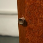 Антикварная прикроватная тумба с мраморной столешницей 1870-х гг. 